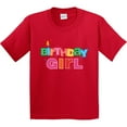 thumbnail image 3 of Inktastic Birthday Girl Letters Youth T-Shirt, 3 of 5