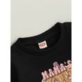 thumbnail image 5 of Wassery Baby Boys Halloween Clothes 6M 12M 18M 24M 3T Toddler Boys Long Sleeve Pumpkin Letter Print Sweatshirt Top Elastic Waist Sweatpants Infant Casual Fall Outfit 0-3Y, 5 of 8