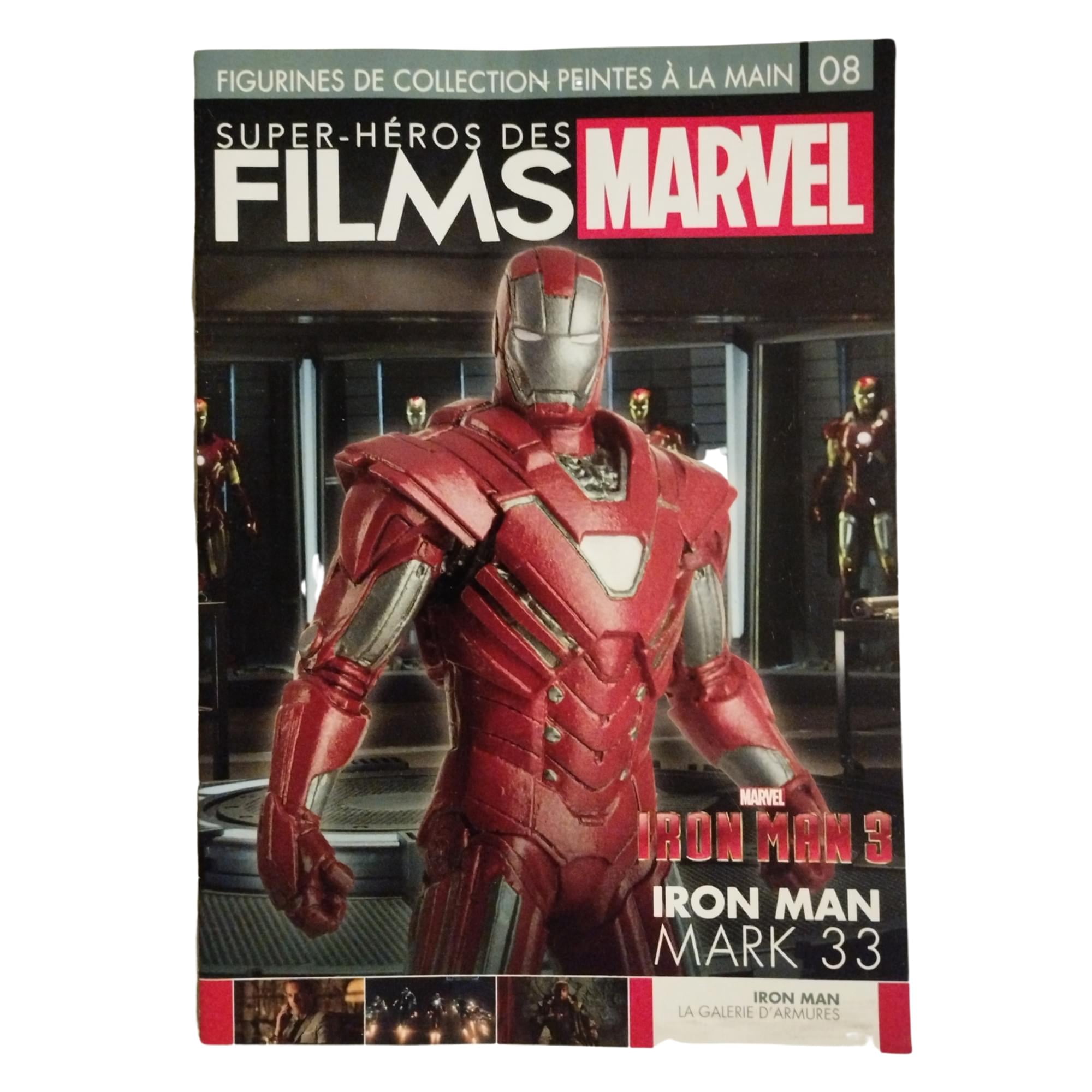Eaglemoss Marvel Movie 1:16 Figurine Iron Man Mark 33 Silver Centurion