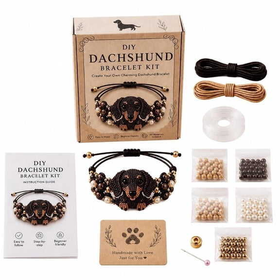 IFRINID Animal Bracelet Making Kit, DIY Bead Craft Set with Storage Box for Kids, Beginners and Jewelry Making
