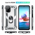 thumbnail image 5 of Funda de teléfono para Xiaomi Redmi Note 10S y Poco M5S de Uso Rudo Shockproof + Cristal 9D, 5 of 5