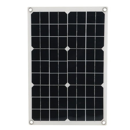 

Yoslce 20 Wa-Tts Solar Panel High-Efficiency Module Monocrystalline Technology Work With Dc 12-18 Volts Charger