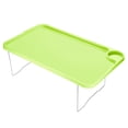 thumbnail image 1 of Unique Bargains Breakfast Tray Table with Folding Legs Laptop Snack Desk for Eating, Green, 1 of 5