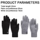 thumbnail image 2 of 2 pares de guantes de invierno para mujer, cálidos guantes para mensajes de texto con pantalla táctil, guantes de punto para mujer, forro polar grueso y suave 944, 2 of 5