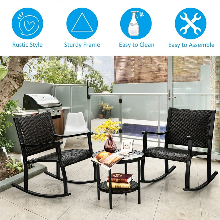 Bistro set with storage sales