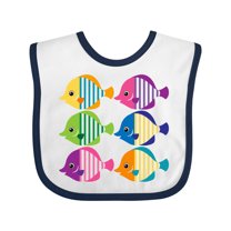 Inktastic Tropical Fish Lover Girls Baby Bib