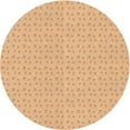 thumbnail image 1 of Ahgly Company Machine Washable Indoor Round Transitional Orange Area Rugs, 5' Round, 1 of 7