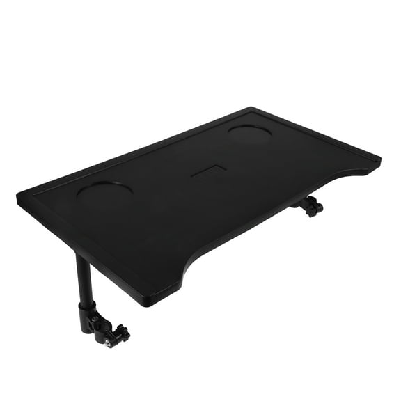 Pawsdot Lightweight Black Folding Wheelchair Tray Table for Comfortable Indoor Outdoor Use