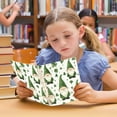 thumbnail image 6 of WOBOGO Pattern Of Dwarf in Green Hat Notebook College Horizontal Grid Paper Ink Spill Resistant Water Resistant Cover 8.3x5.7x0.4in, 6 of 8