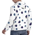 thumbnail image 3 of Hoodies for Men - Blueberry Print berries Long Sleeve Comfrt Men'S Fashion Hoodies & Sweatshirts, Sweatshirts for Men Hoodies Pullover Clothing Clothes with Pouch, 3 of 7