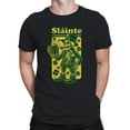 thumbnail image 2 of Slainte Skeleton Leprechaun St. Patricks Day Cheers Design Men's T-shirt, 2 of 3