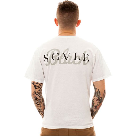 Mens The Rebel X Script X Logotype Graphic T-Shirt white S