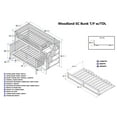 thumbnail image 7 of AFI Woodland Staircase Bunk Bed Twin over Full with Twin Trundle, Walnut, 7 of 7