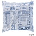 thumbnail image 3 of Surya Mind Games Poly Fill 18" Square Pillow in Cobalt, 3 of 5