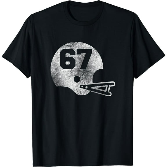 Vintage Football Jersey Number 67 T-Shirt Player Number T-Shirt Shirts