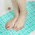 thumbnail image 4 of Bathroom Anti Slip Mat, Bathroom Shower Floor Mat, Bathtub Shower Room Mat, Bathroom Foot Mat With Suction Cup, Pvc Bathroom Mat, Green Pvc - 1X Floor Mat, 4 of 4