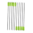 thumbnail image 5 of AMEYXGS (12pcs Green) Archery 31" Carbon Arrow Feather for Recurve Bow Practice Hunting Target, 5 of 5