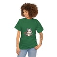 thumbnail image 3 of Chilling Relaxing Settled Kawaii Cute Kitty Unisex Heavy Cotton Tee, 3 of 12