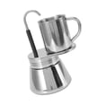 thumbnail image 4 of Single  Moka Pot, Moka Coffee Maker Set Lightweight Easy To Use Stainless Steel  For Cafe, 4 of 8