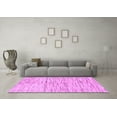 thumbnail image 3 of Ahgly Company Indoor Square Solid Purple Modern Area Rugs, 3' Square, 3 of 4