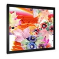 thumbnail image 2 of Wildflowers and Vibrant Wild Spring Leaves VII 16 in x 16 in Framed Painting Canvas Art Print, by Designart, 2 of 4