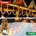 thumbnail image 5 of Beiled Solar Christmas Candy Cane Lights Outdoor Waterproof LED Pathway Lights(24 pack), 5 of 13