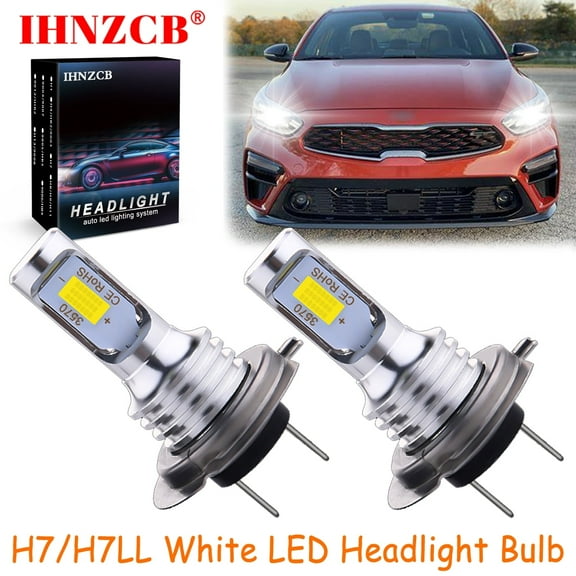 IHNZCB H7 for Kia Forte 5 Koup 2017-2019 White Led Headlight Bulb Low Beam,YTB,Y46