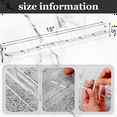 thumbnail image 2 of 5 Pack Acrylic Sunglasses Organizer Storage Wall Mounted Eyeglasses Holder Hanging Eyewear Display Rack Sunglass Rack,5 x Sunglasses Hanger Rack,Transparent, 2 of 7