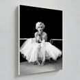 thumbnail image 4 of J_964,  18x24 Size, Stretched Canvas Wall Art Marilyn Monroe Ballerina Poster Canvas Art Print, 4 of 7
