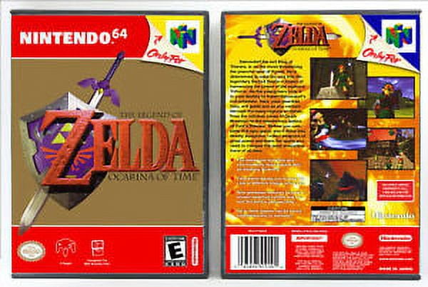 The Legend Of Zelda Ocarina Time Nintendo 64 Video Game Style 24 Poster N64  - Yahoo Shopping