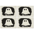 thumbnail image 1 of Napperons Mignons Fantôme Boo Halloween Effrayant Ensemble de Napperons de 4 Automne Napperon de Table d'Halloween Lavable Antidérapant Extérieur Intérieur Napperons de Table pour Mariage Restaurant et Camping, 1 of 6