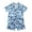 Blue, variant on Vedolay Baby Girl Clothes Summer Short Sleeve Shirt Tees Top Short Set Two-Pieces(Grey,12-18 Months)