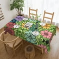 thumbnail image 1 of XMXY Table Cloth Rectangle Table, Flowers Floral Background Dining Table Cover Waterproof Washable Outdoor Tablecloth, 54 X 72 Inch, 1 of 8
