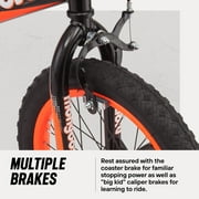 Mongoose Mutant Kids BMX Style Boys Bike, 16-in. Wheels, Kids Ages 3 - 5, Black & Orange
