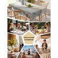 thumbnail image 5 of Marble Grey Table Cloth, Modern Gold Luxury Neutral Texture Waterproof Tablecloth for Rectangle Tables, Reusable Washable Fabric Table Cover for Restaurant Kitchen Dining Tables 60"x102", 5 of 6