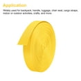 thumbnail image 4 of Uxcell Flat Nylon Webbing Strap for Backpack, Cargo Strap, High Strength and Durable Material for Various Uses Yellow, 4 of 6