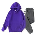 thumbnail image 4 of lmcalzta Mens Track Suits Two Piece Hoodies Sport Outfits Sets Sweatshirts and Joggers Sweatpants, 4 of 7