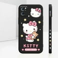thumbnail image 1 of Liquid Silicone Case For Oppo Reno 9 8 7 7SE 6 5 4 4SE 3 Pro Plus 4G 5G Cover Anime Cute Hello Kitty Colour Fundas Cqoues Shell LXY, 1 of 6
