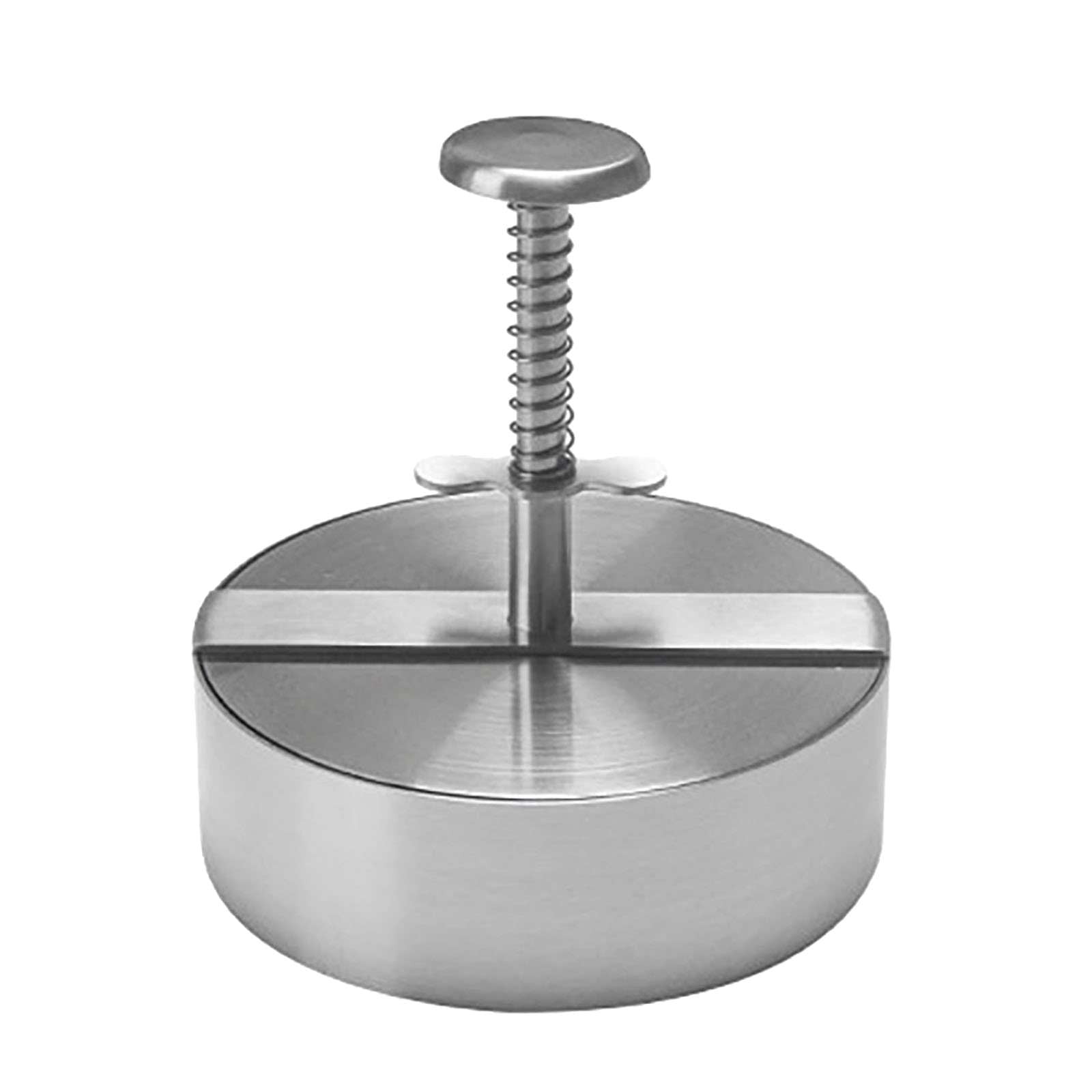 Hot Sale! Shiogb (Meat Press * 1) 304 Stainless Steel Hamburger Meat Press Meat Patty Pressing Mold for Making Beef Patties and Rice Balls Manual Patty Press E, Cookie Cutters