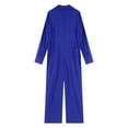 thumbnail image 5 of Aiihoo Women's Mechanic Work Utility Coveralls Dungarees Flight Suit Jumpsuit Blue M, 5 of 7
