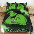 thumbnail image 6 of Oogie Boogie Bedding Set Novelty Pattern Soft Microfiber Comforter Set 3 Pieces 1 Duvet Cover 2 Pillow Shams Full-79"x90", 6 of 8