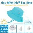 thumbnail image 3 of Jan & Jul Toddler Sun-Hat with UV Protection for Boy, Adjustable Size (M: 6-24 Months, Turtle), 3 of 6