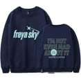 thumbnail image 4 of Freya Skye Merch “Not Even Mad About lt” Print Sweatshirt – Unisex Crewneck Graphic Pullover , Casual Streetwear Gift for Music Lovers, 4 of 7
