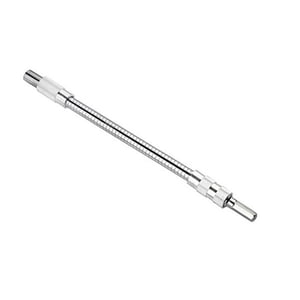 fastboy 150mm/200mm/300mm/400mm Metal Universal Charging Electric Drill Flexible Shaft 300 Degree Bending Shaft Bending Power Tool silver 200mm 1Set