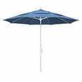 thumbnail image 2 of 11 Marché de Fibre de Verre Umbrella Col Inclinable DV Mat Blanc/oléfine/bleu Givre, 2 of 4