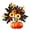 Black, variant on CoreLiving Fall Table Decor Artificial Flowers Halloween Pumpkin Centerpiece Floral Arrangements for Home Indoor Harvest Autumn Kitchen Table Accent Piece