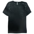 thumbnail image 2 of Blusa de terciopelo Eileen Fisher para mujer verde PP, 2 of 2