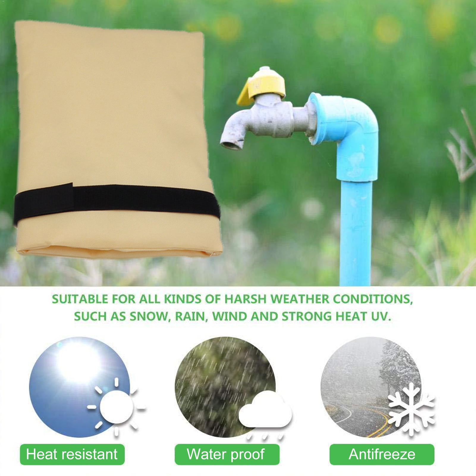 Reusable Faucet Protector Heat Preservation FrostProof Outdoor Hose