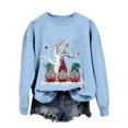 thumbnail image 5 of Wxolcjlv Womens Christmas Print Sweatshirt Crew Neck Cut Winter Streetwear Sweatshirts, 5 of 6