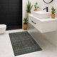 thumbnail image 2 of Alfombra Hazo Haus, color verde oscuro, lavable, 90 x 120 cm, diseño floral vintage, 2 of 7